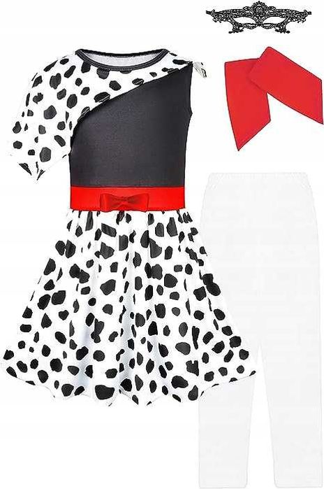 Cruella   de Vil  strój karnawalowy 101 dalmatyńczyków