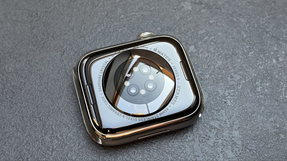 Apple watch series 8 45mm hermes stal nierdzewna