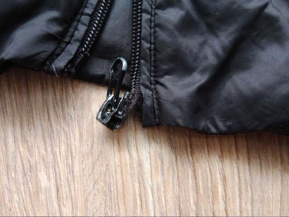 Płaszcz kurtka długa czarna na zimę rozm 36