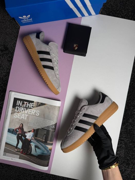 Жіночі кросівки адідас Adidas Bermuda Light Grey Black [36-41]