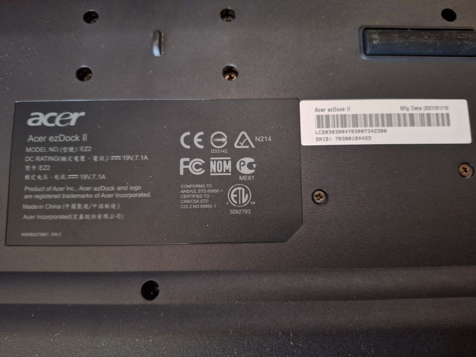 stacja dokująca Acer ezDock II