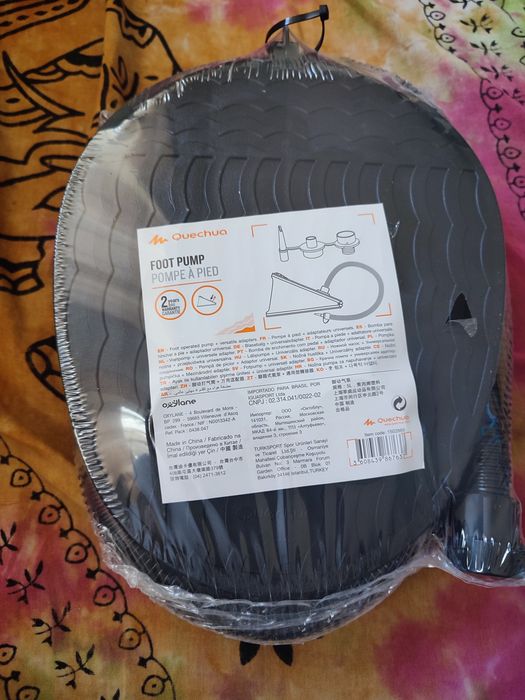Bomba de ar para bicicletas, bolas e colchões
