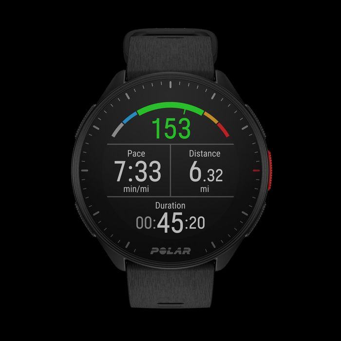 Smartwatch Cardio GPS Polar Pacer Preto