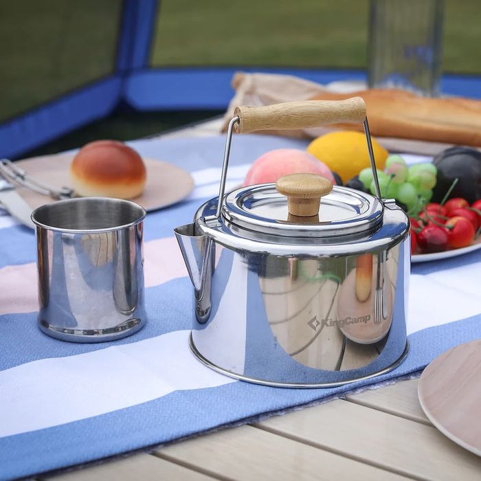 Czajnik kempingowy ze stali nierdzewnej king camp skywalker
