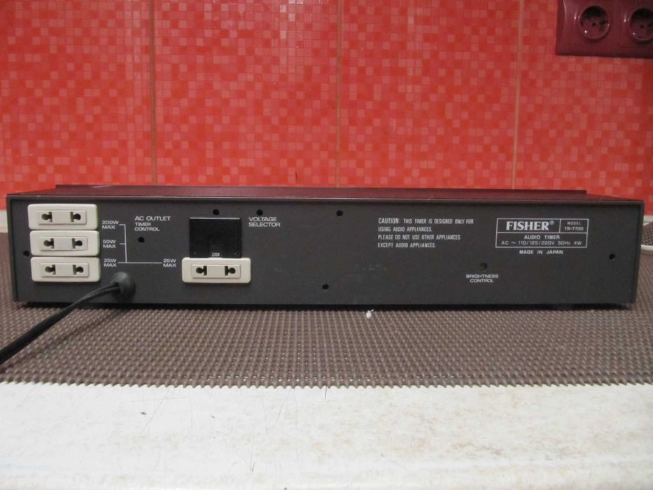 Аудіо-Таймер FISHER TR-7700 HI-FI (made in Japan) - ІДЕАЛЬНИЙ Стан