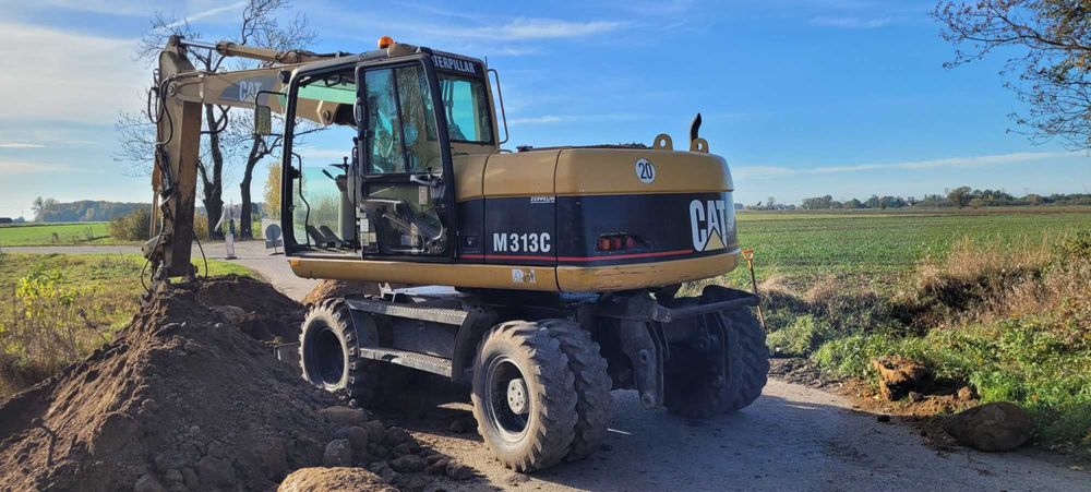 Koparka kołowa Cat 313C 10tys mtg.