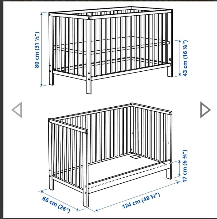 Дитяче ліжко IKEA