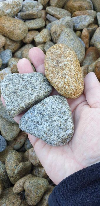 Otoczak granitowy 20-30, 30-50 granit szary kamień ogrodowy ozdobny
