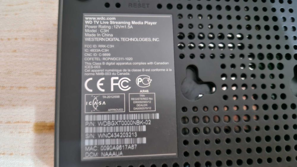 Box Servidor Multimedia Western Digital