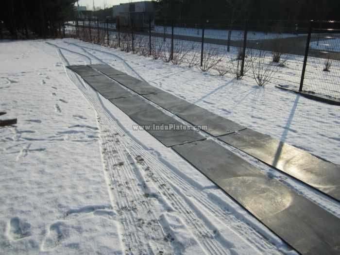 Maty z tworzywa, płyty drogowe 240 x 120 cm, droga tymczasowa, parking