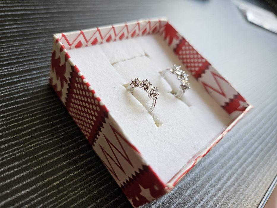 Kolczyki srebrne 925 S925 z kwiatkami kwiatami