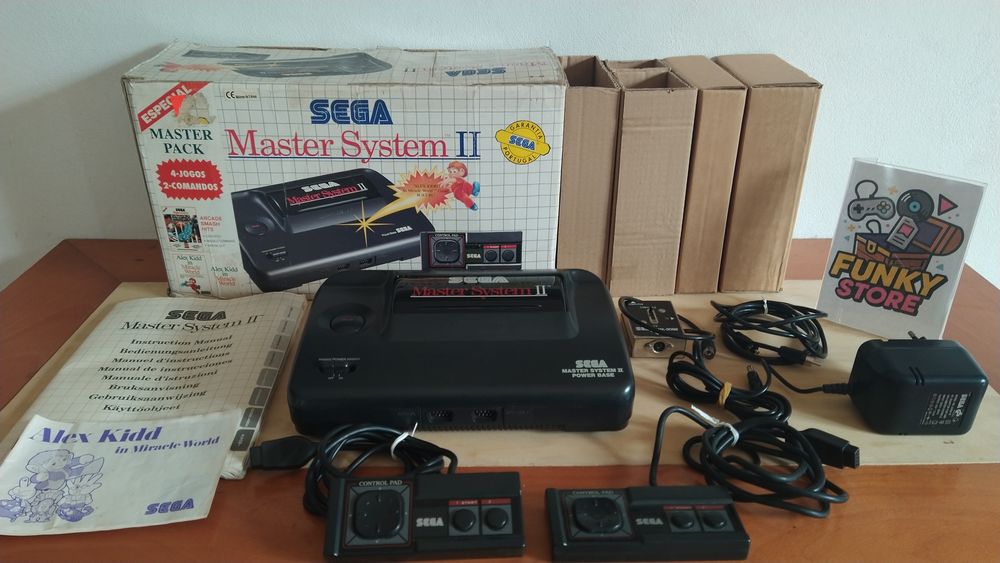 Sega Master System II com caixa original