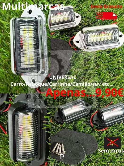 LED's de Matrícula com Canbus Universal