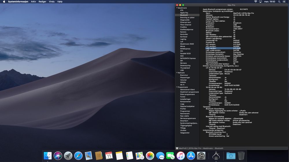 Mac Pro 5.1 mid 2010 12 rdzeni 64GB ram Radeon RX580 Sapphire Puls 8GB