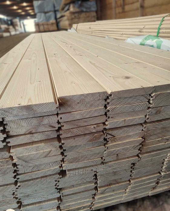 Deska stropopodłoga 24x145mm świerk AB elewacja