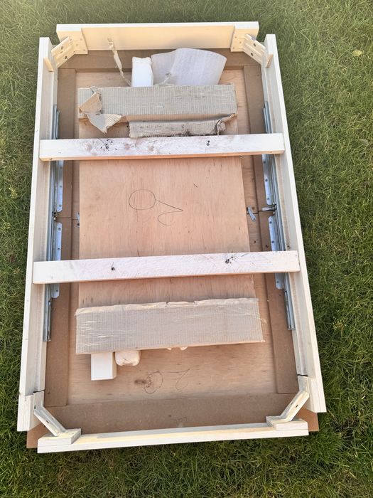 Stól rozkladany sklejka, buk, rozsowamy na linkavh