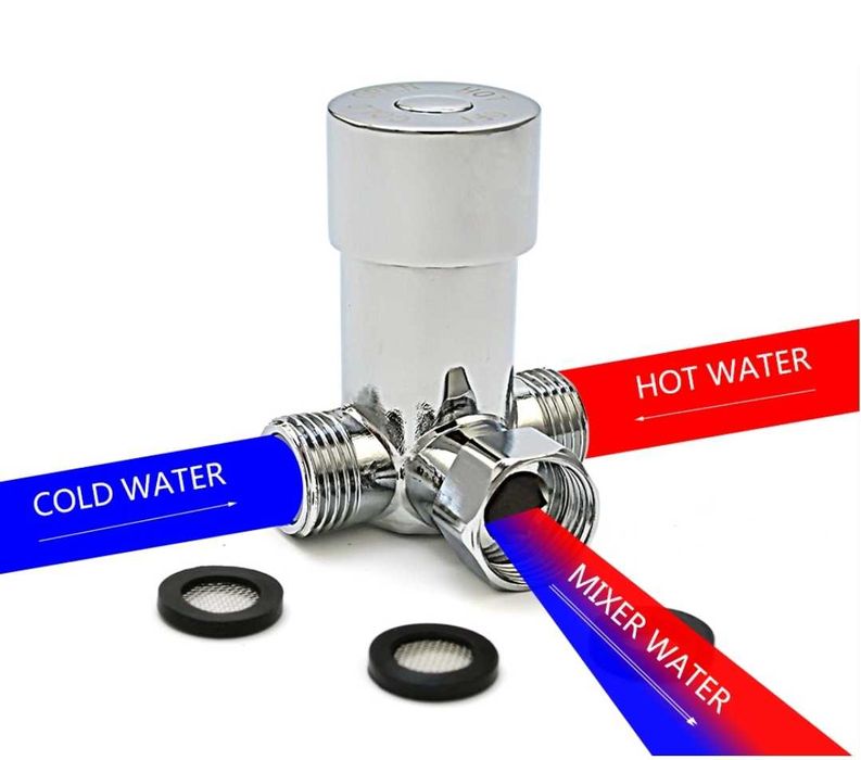 Misturador para torneira de uma saída