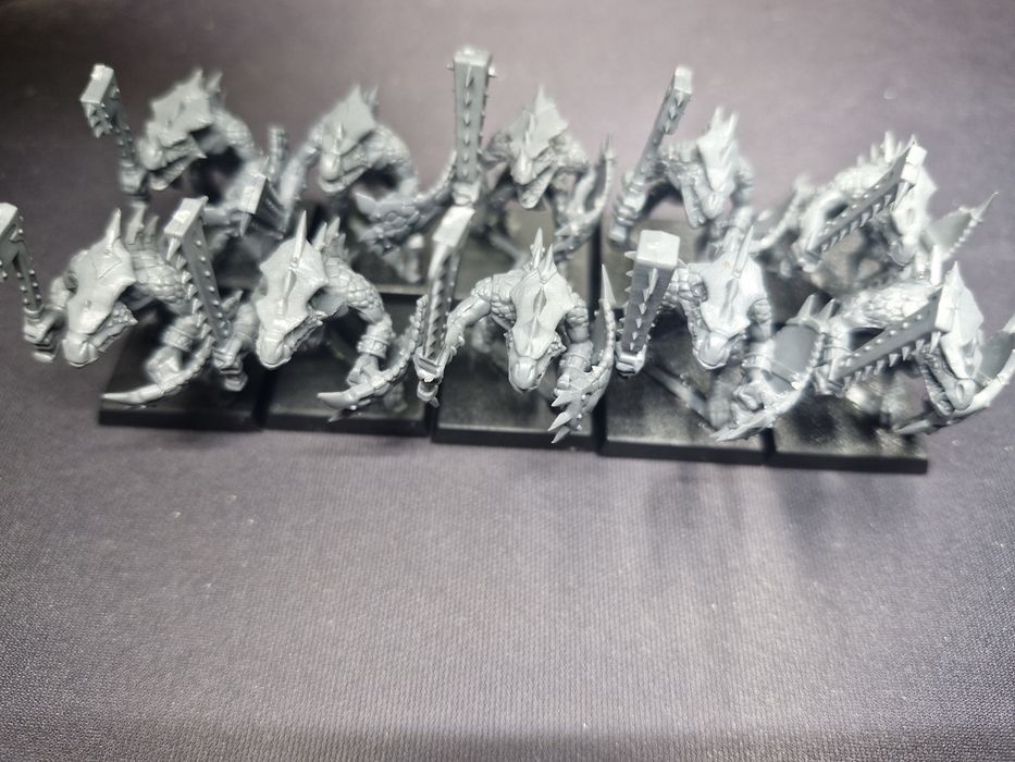 LIzardmen / seraphon saurus warriors