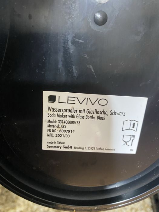 Sodamaker LEVIVO 6 litros água com gás