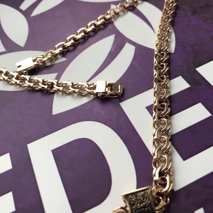 Цепочка арабский бисмарк и крест