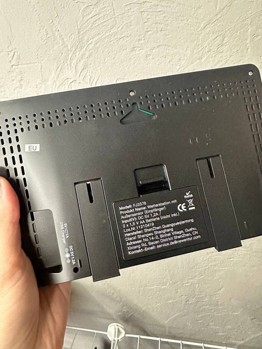 Метеостанція OEM FJ3378, бездротовий виносний датчик