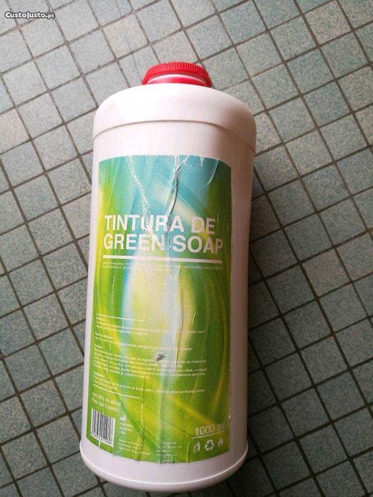 Tatuagens tintura green soap 1000ml par limpeza higiene antes e depois