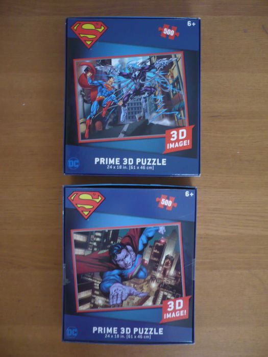 Super Homem puzzle 3D