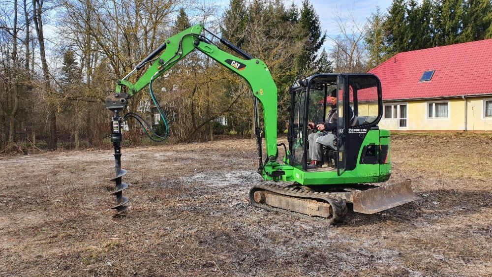 Usługi Minikoparką,koparka Wiertnica Młot Otwock Józefów Warszawa