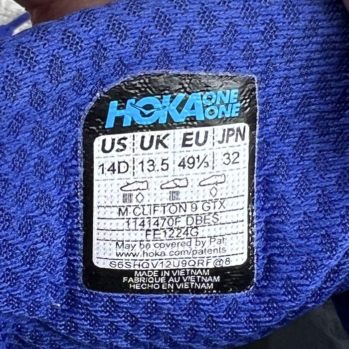 Кросівки Hoka Clifton 9 GTX 1141470F розмір 49 оригінал