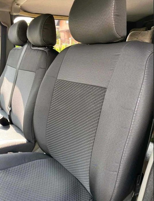 Модельные авточехлы на бусы эко кожа алькантара Renault Trafic Master Mercedes Sprinter Vito  Ford Transit Opel Vivaro Movano Citroen Jumper и другие!