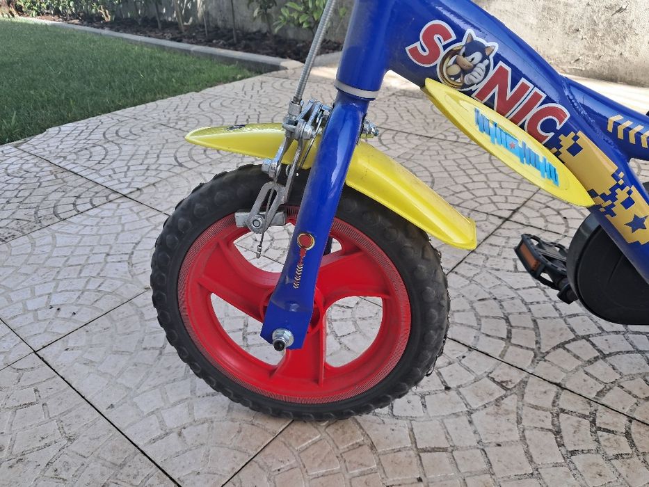 Bicicleta menino Sonic