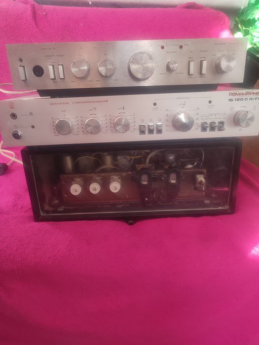 Ламповий підсилювач + АС ( 4 шт EL-84 ,  4гд5+1гд3 вч) hi -fi
