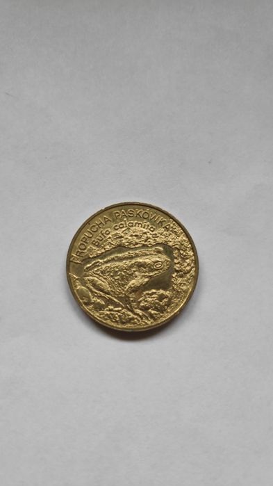 2 złote okolicznościowe Ropucha Paskówka