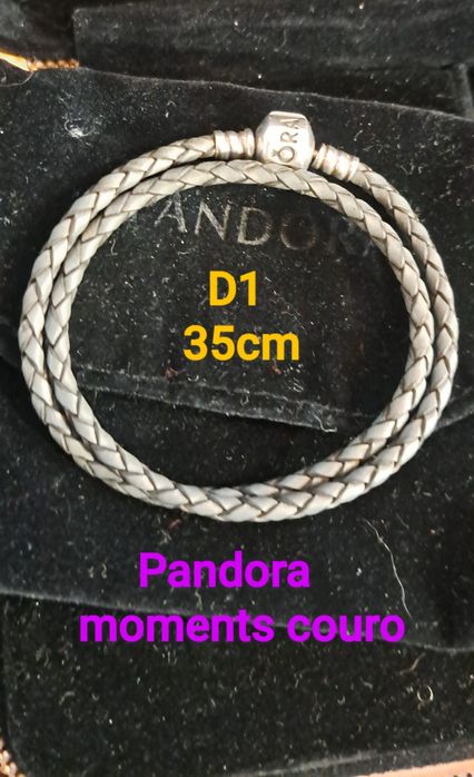 Lote de 6 Pulseiras e 3 aneis Pandora  em prata.
