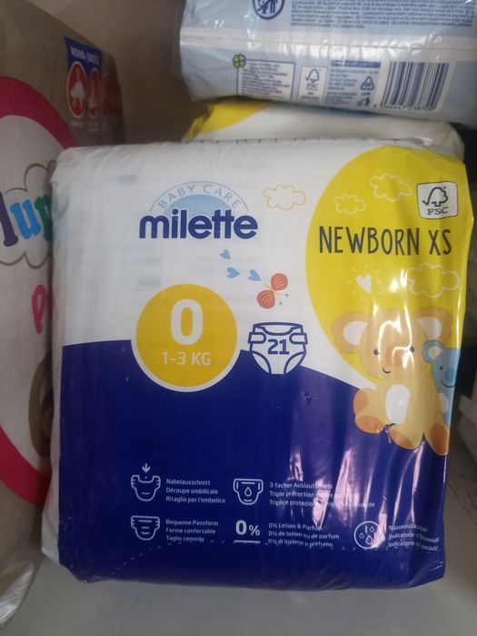 Підгузники 0 розмір babylove milette libero babyard mamabear