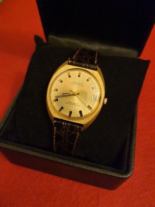 Zegarek Anker Automatic vintage gold