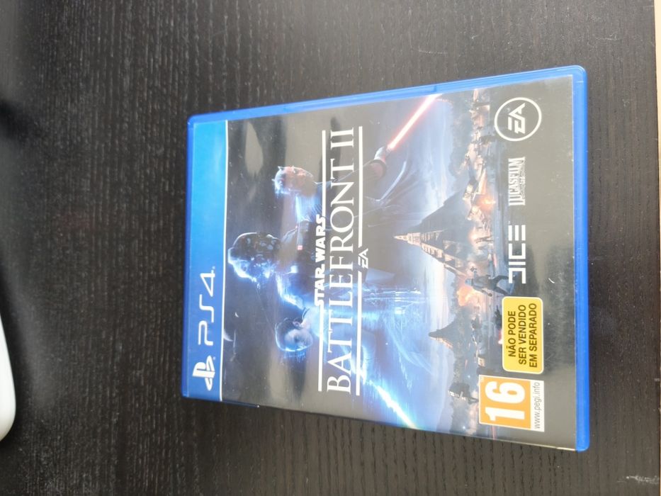 PlayStation 4 + comando + jogo star wars