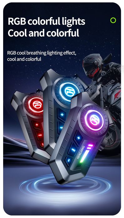 X3 Pro Bluetooth 6.0 Capacete de mota fone de ouvido intercomunicador