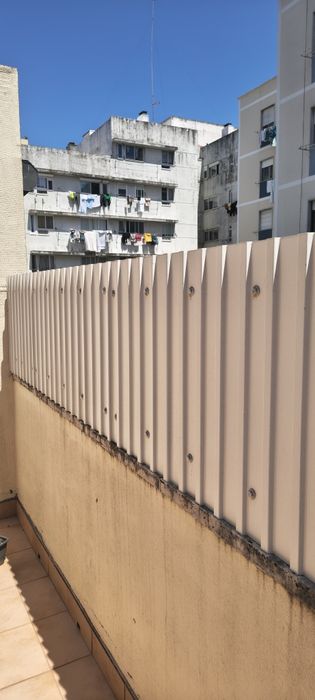Chapa Canelada de privacidade para muro
