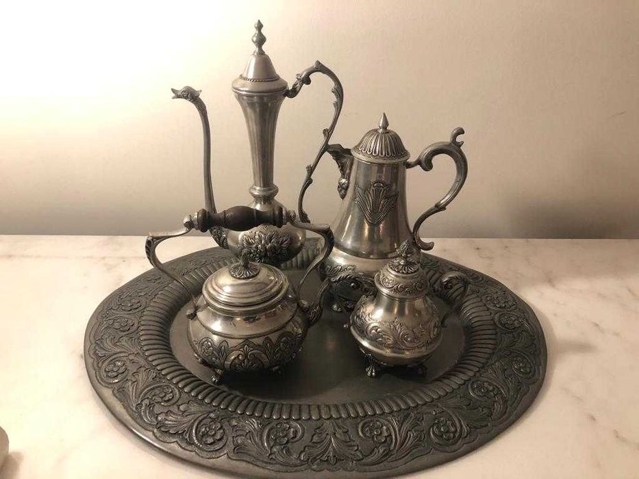 Artigos decorativos de estanho