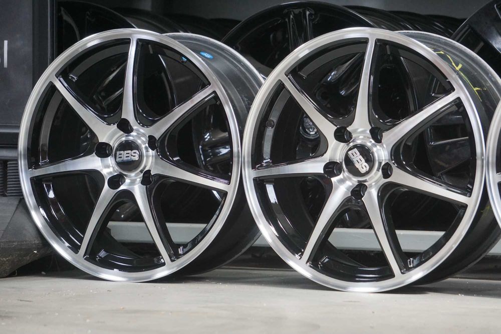 Alufelgi CMA 5x112 7Jx17 et42 cb66,6 pierscien na 57,1, czarne i CNC