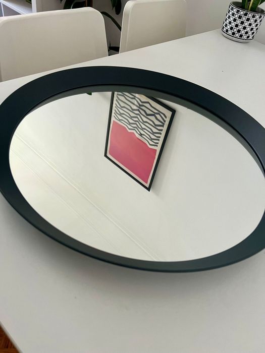 Espelho redondo preto IKEA 60cm