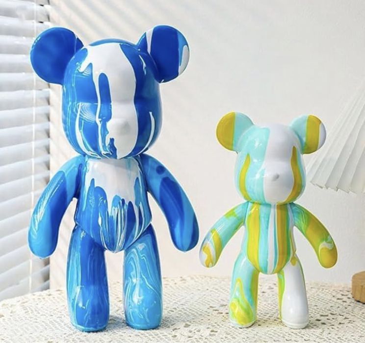 Флюїдний Мішка 33 см bearbrick DIY Мишка с красками творчество краски