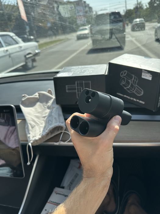 Перехідник CCS 2 для Tesla S X 3 У переходник для тесли з США Ccs2