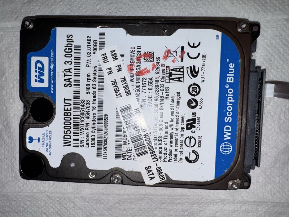 Hdd do laptopa 2.5 Western Digital