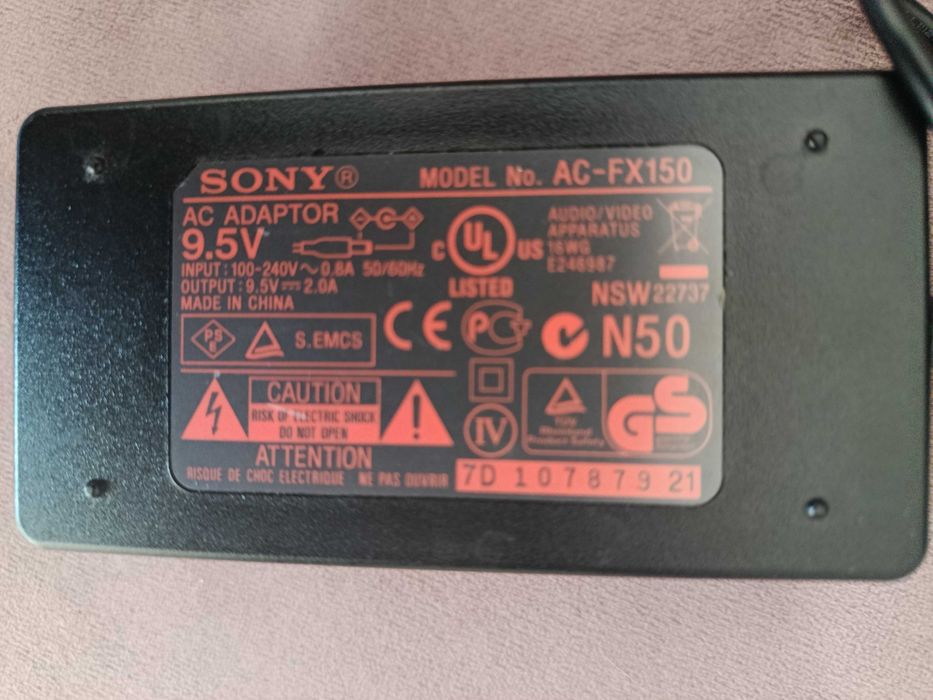 Sony ac-fx150 блок живлення / мережевий адаптер фотоапарата