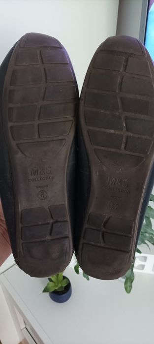 M&S mokasyny półbuty skóra roz 39