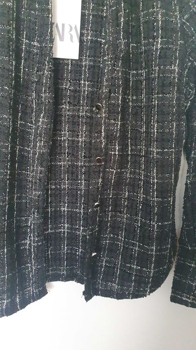 Nowa kamizelka koszula w krate zara xs edycja limitowana