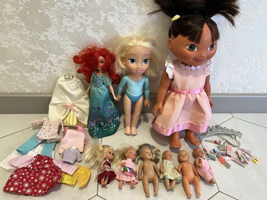 Пакет,набір іграшок,ляльки Mattel,Disney,пупси Zapf