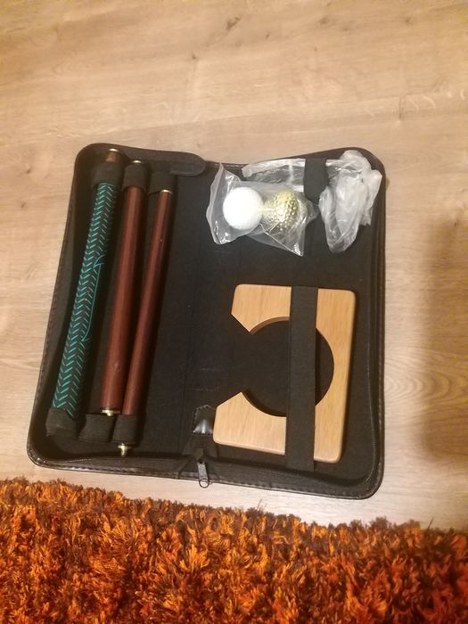 Conjunto de taco de golfe portátil mini kit prática